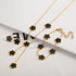 Adjustable Gold-Plated Stainless Steel Plant Flower Bracelet for Women – Trendy Clover Design with Five Leaf Petals, Waterproof & Anti-Allergic Jewelry Gift